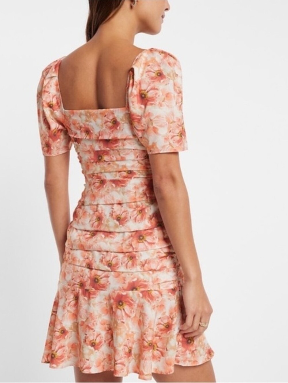 NWOT Express Ruched Dress - Picture 2 of 8